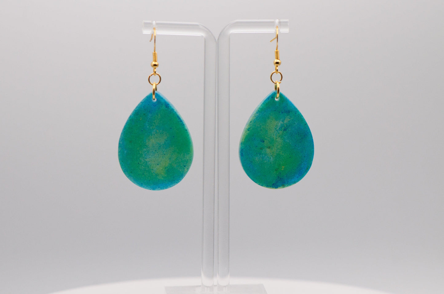 Lagoon Blue Earrings (Teardrop)