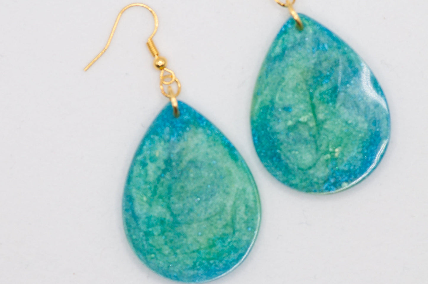 Lagoon Blue Earrings (Teardrop)