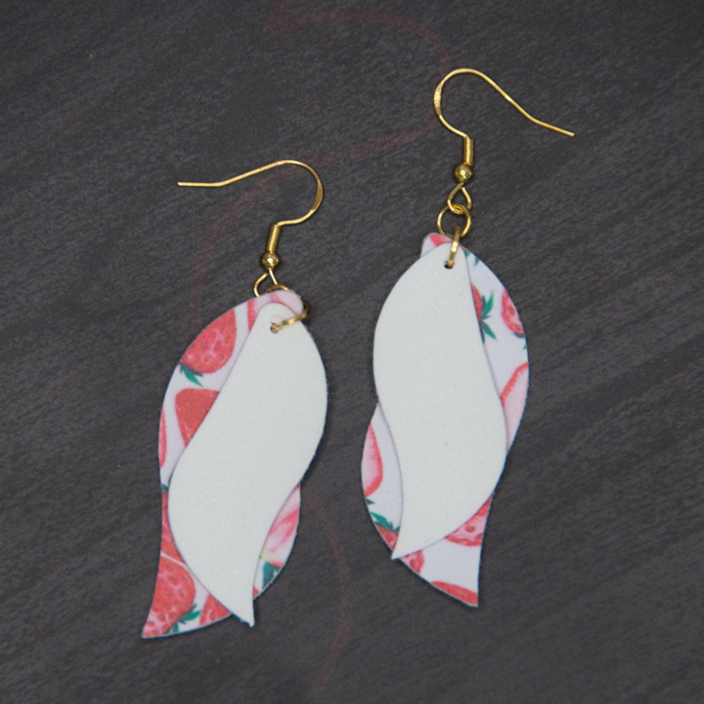 Strawberry Cream Earrings