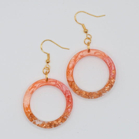 Fun Fall Open Circle Earrings