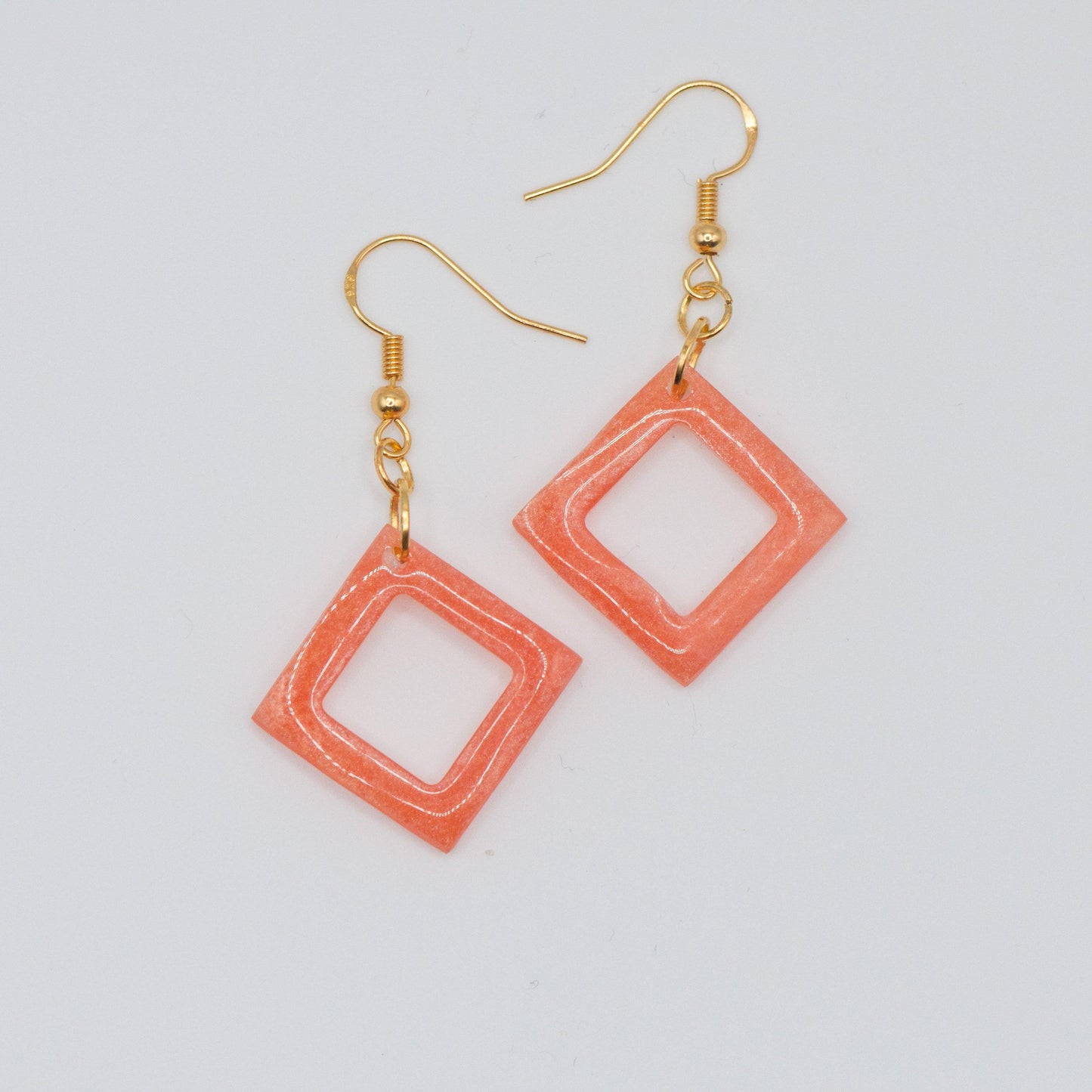 Fun Fall Square Cutout Earrings