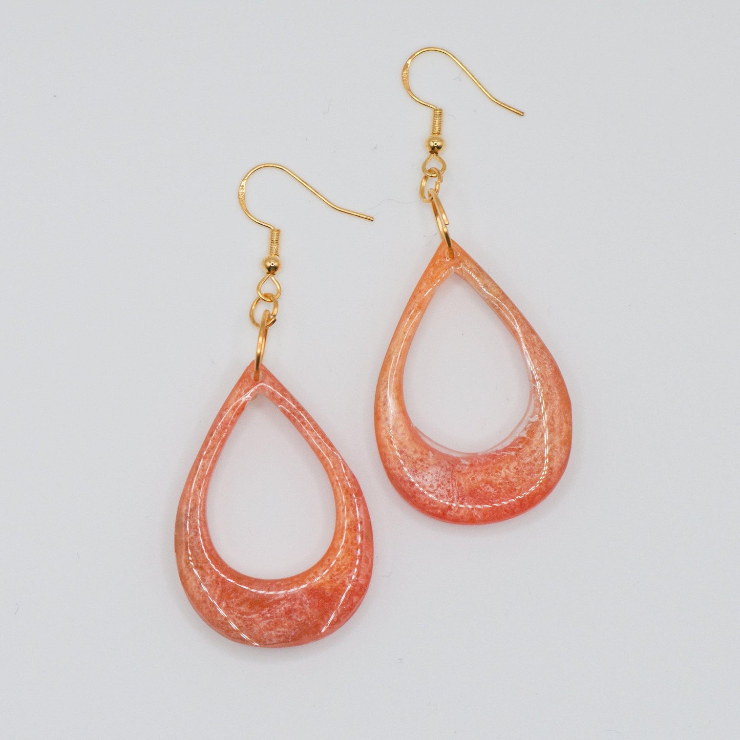 Fun Fall Teardrop Cutout Earrings